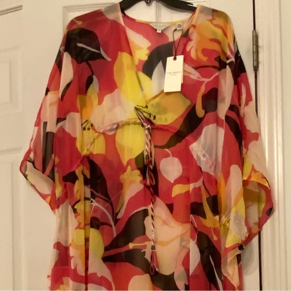 NWT Ted Baker Maxi Cover Up Size S - Picture 4 of 7